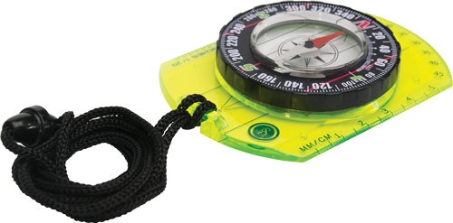 UST Hi Vis Waypoint Map Compass, Neon