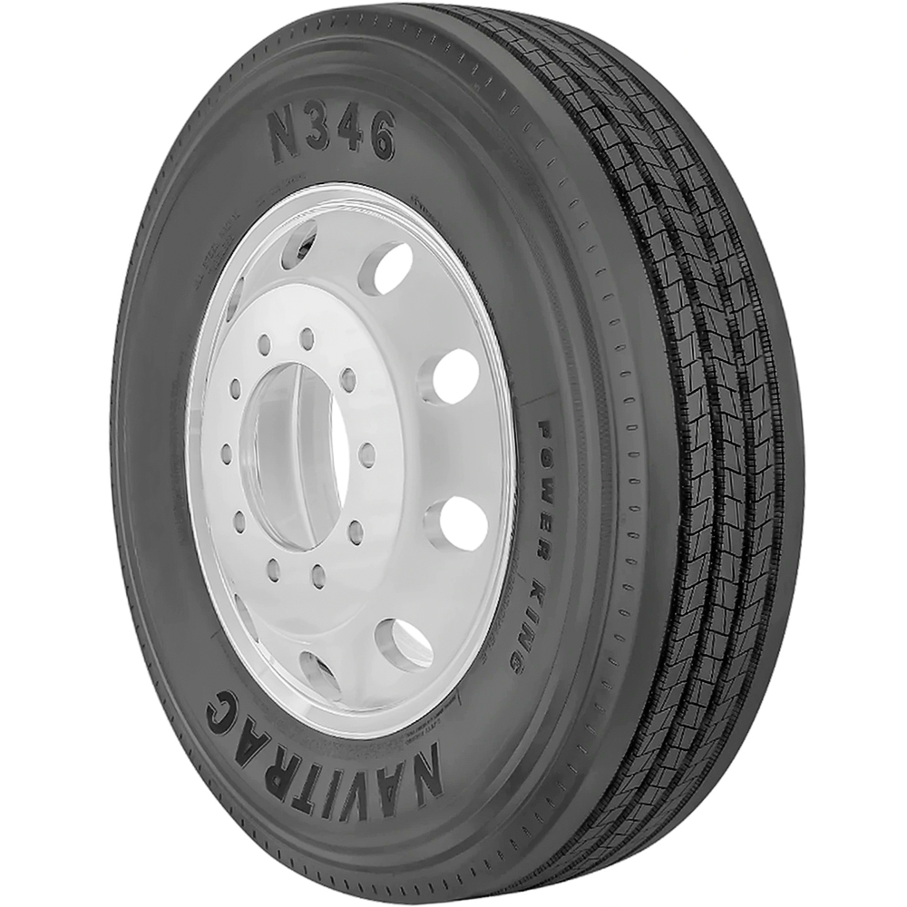Power King Navitrac N346 255/70R22.5 Load H 16 Ply All Position Commercial Tire