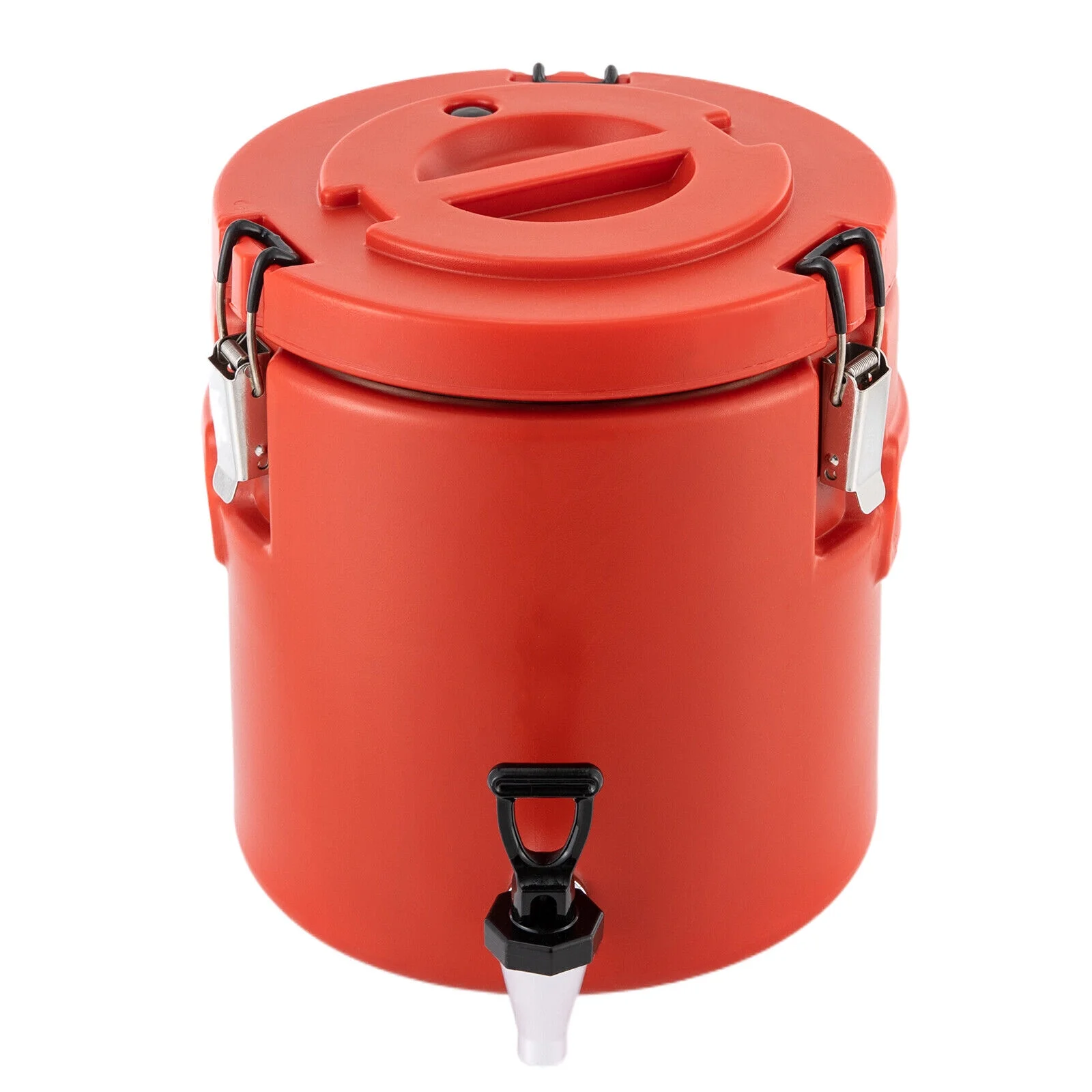 2.64Gal Red Insulated Thermal Hot and Cold Thermal Coffee Airpot Beverage Dispenser