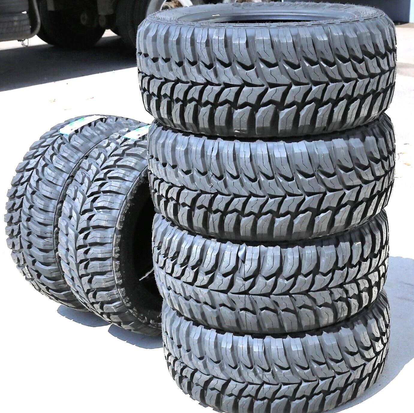 Set of 4 (FOUR) Crosswind M/T LT 285/65R20 Load E 10 Ply MT Mud Tires