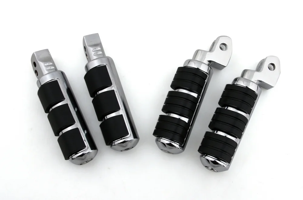 Front & Rear Foot Pegs For Yamaha V-Star 650 1100 V-Max Virago 750 Virago 1100