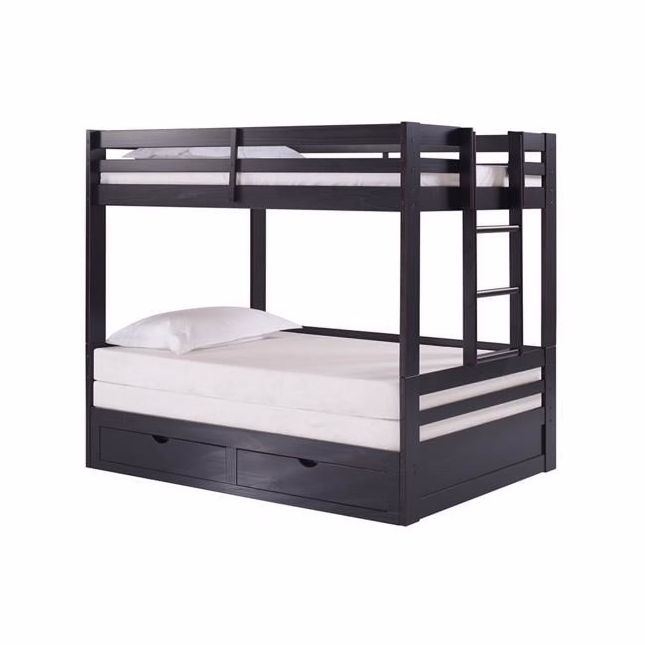 Jasper Twin to King Extending Day Bed with Bunk Bed & Storage Drawers, Espresso