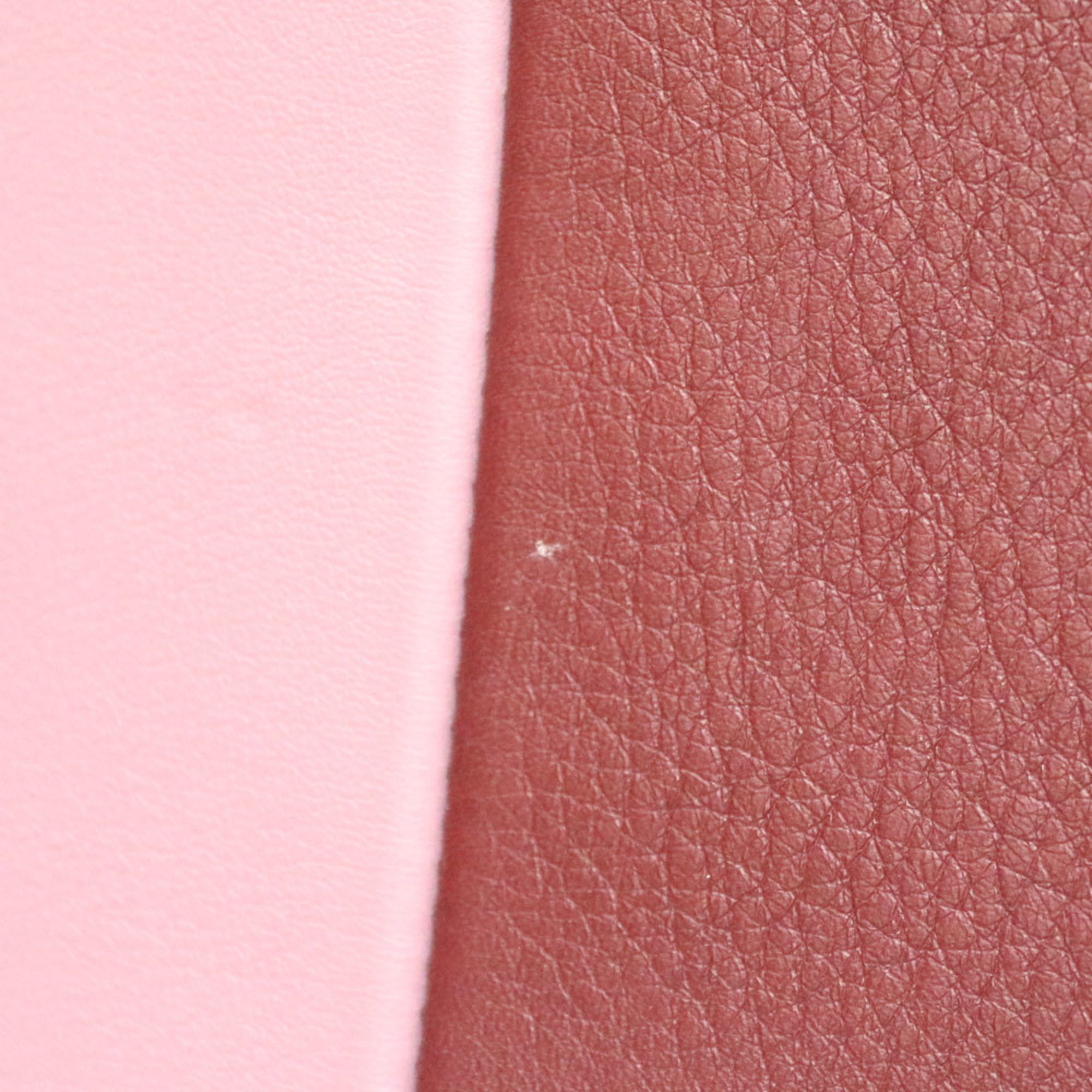 Pre-Owned FENDI Fendi Shoulder Bag Pink Women's Leather (Fair)