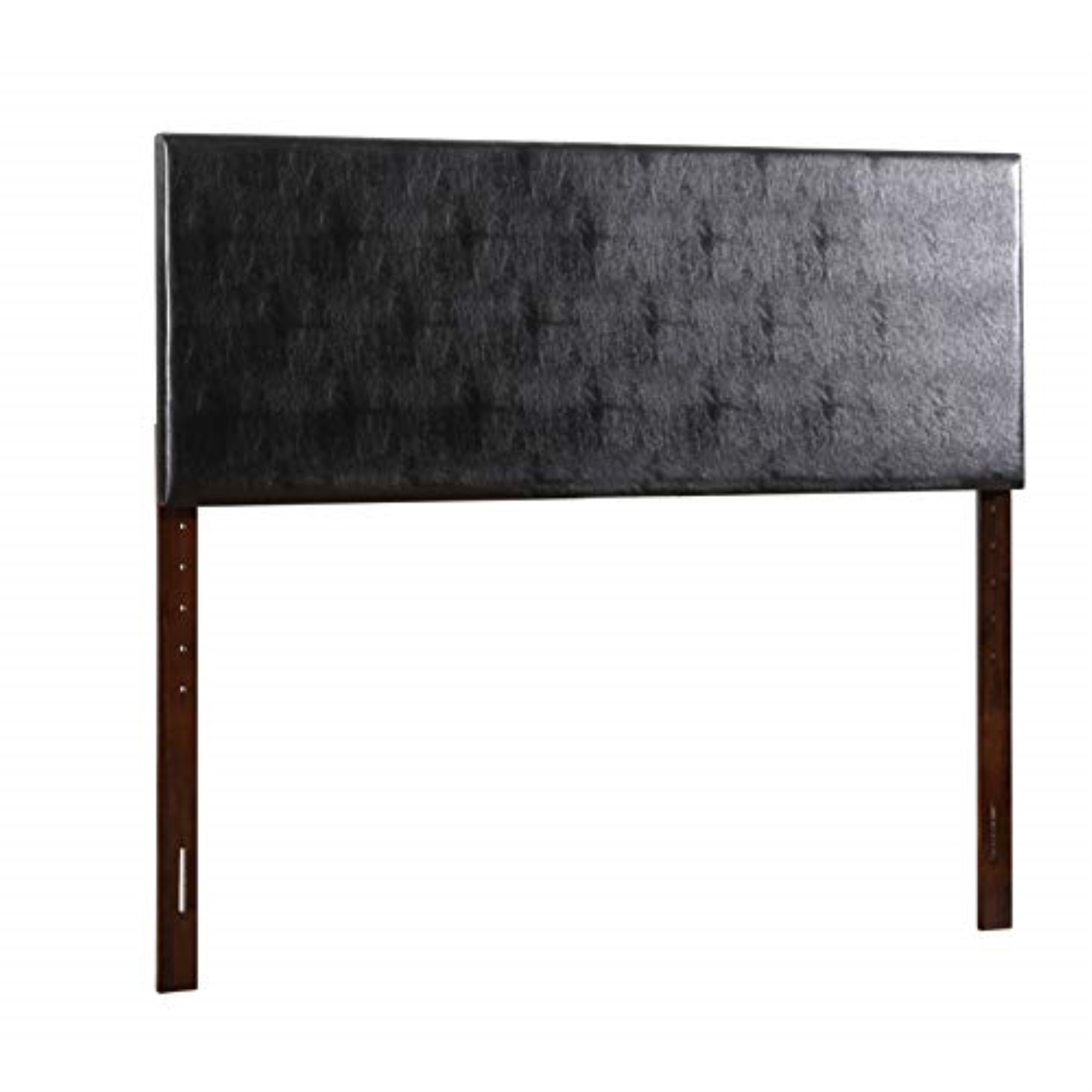 Glory Furniture Nova Faux Leather Upholstered Queen Headboard in Black