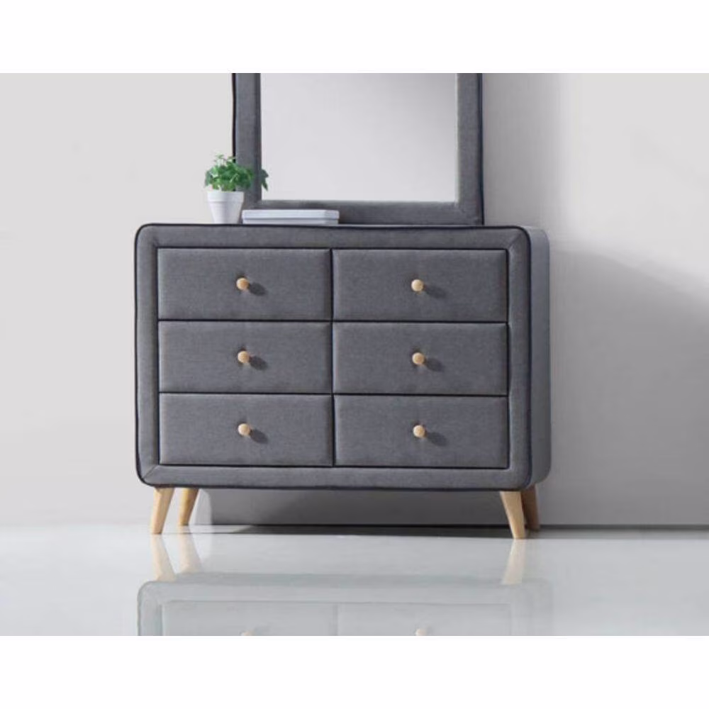 ACME Valda Dresser in Light Gray Fabric 24525