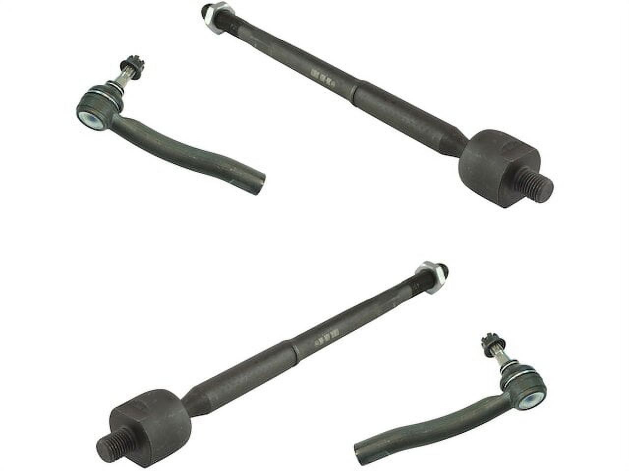 Front Tie Rod End Kit 4 Piece - Compatible with 2004 - 2009 Toyota Prius 2005 2006 2007 2008