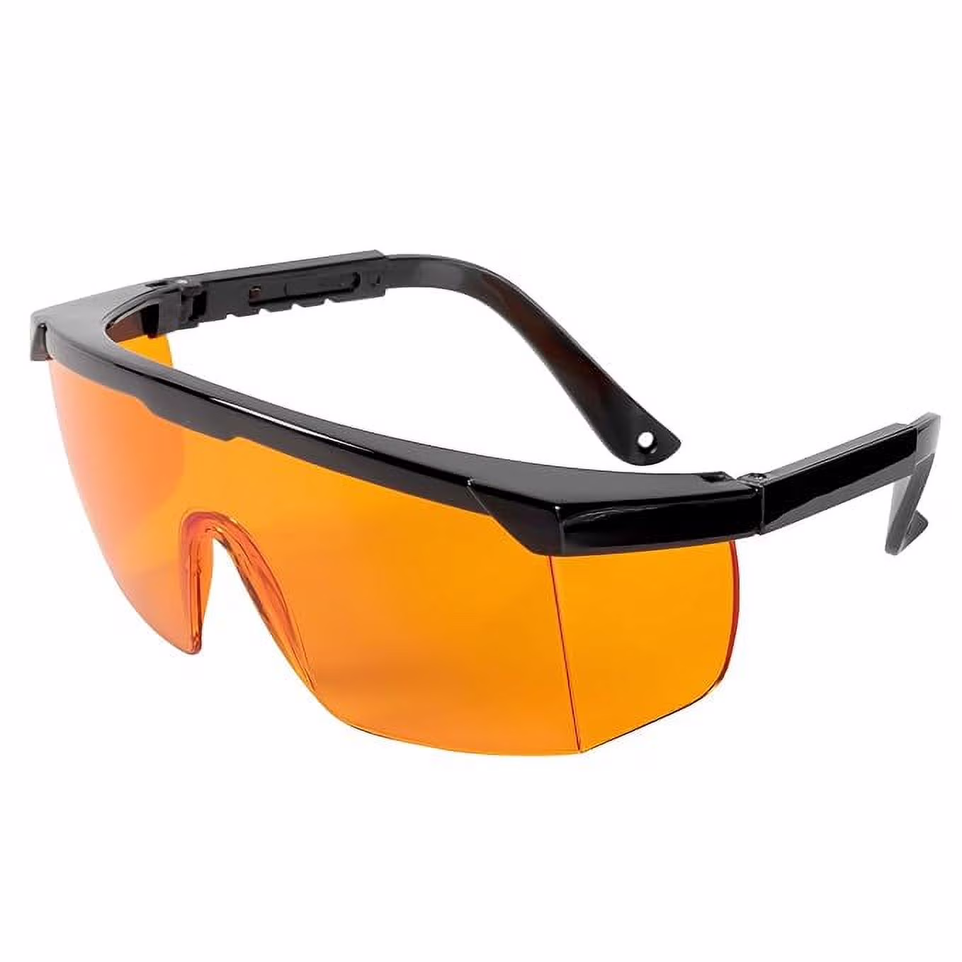 Professional UV Light Safety Glasses - One Size Fits All Polycarbonate Shatterproof UVC Protection Goggles for Blocking up to UV 400 Rays and Blue Light - ANSI Z87.1 Approved with Yellow Tint Lens