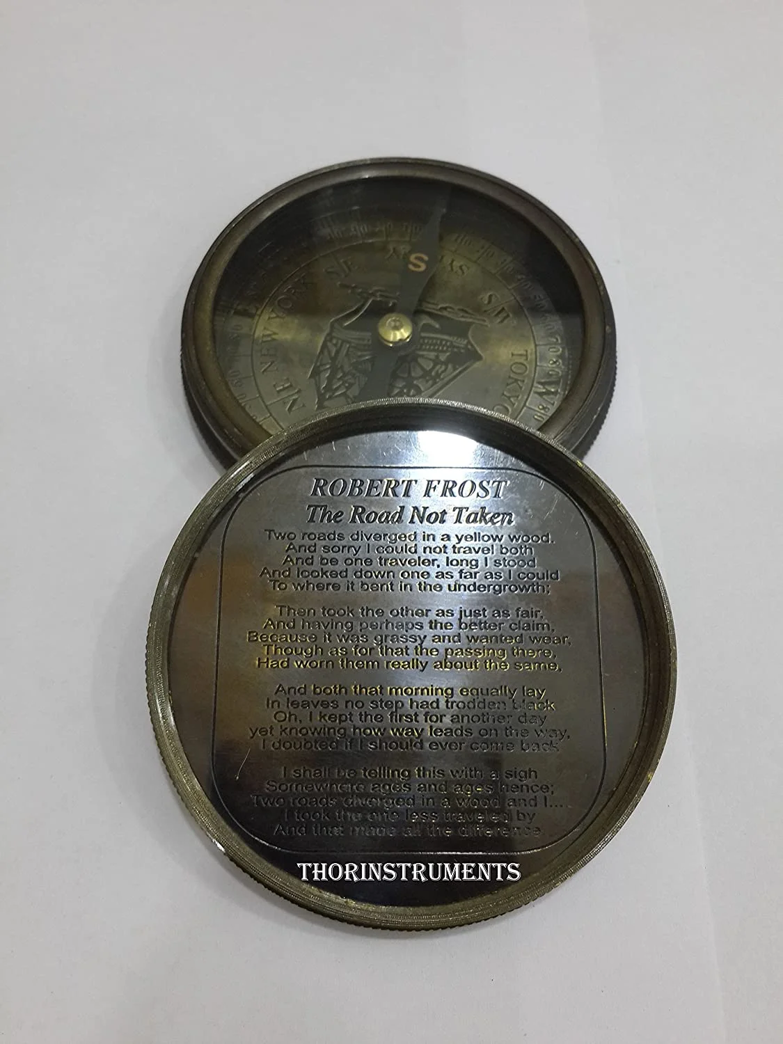 Vintage Handmade W. Ottway & Co.ltd Ealing - 1915 - London Pocket Compass Gift