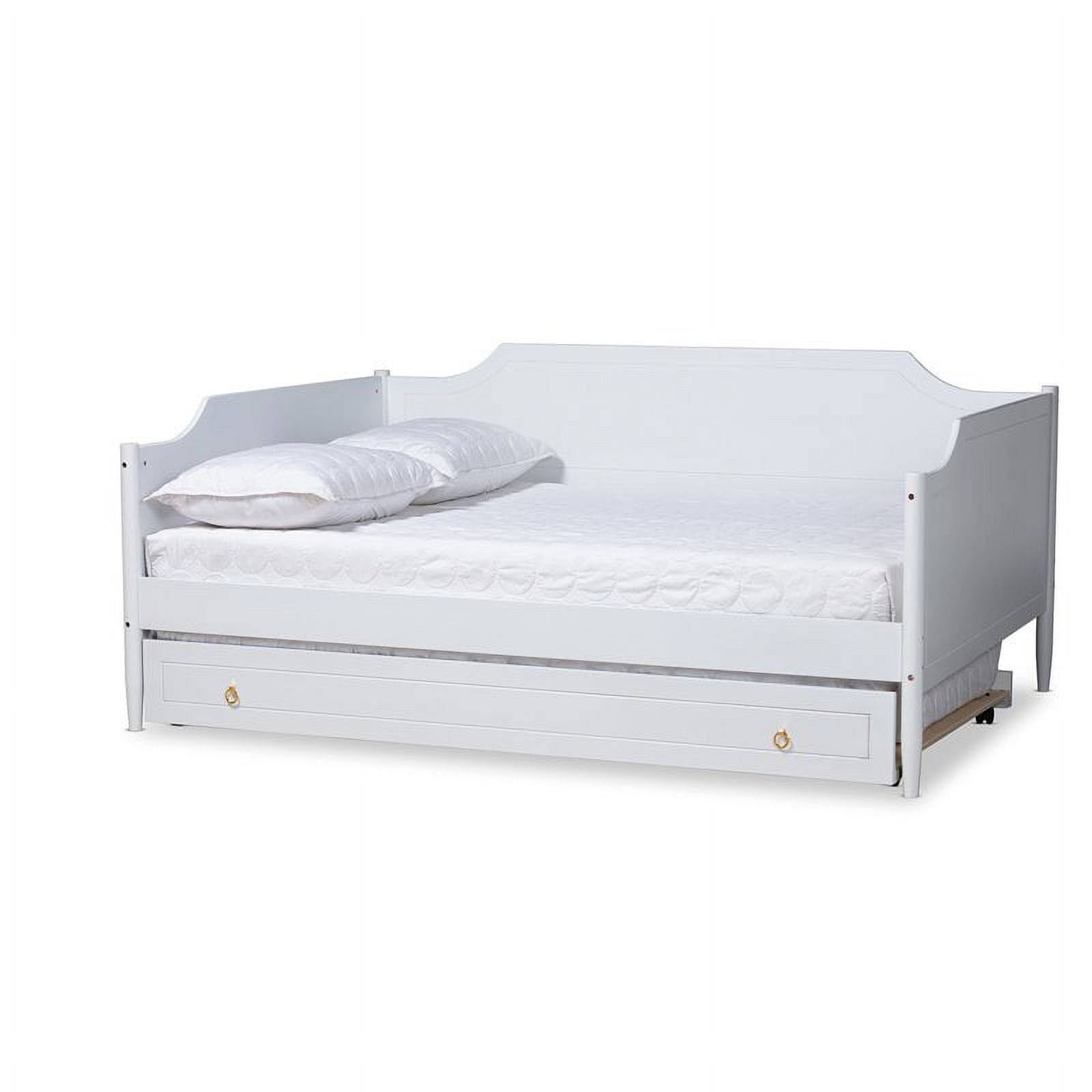 Bowery Hill White Finished Wood Full Size Daybed