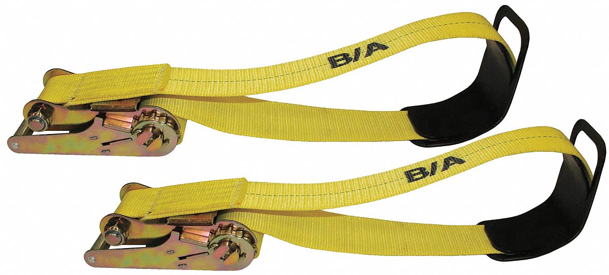B/a Products Co Tie Down Strap,Ratchet,Poly,5 ft. 3
