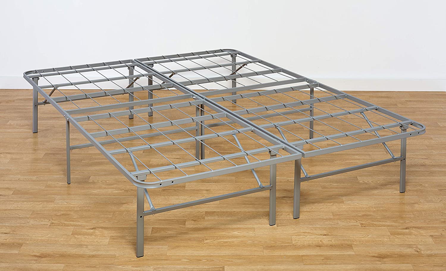 Platform Bed Frame - Foldable, Under-Bed Storage, No Tools Required, Supports 2000+ Lbs - Full XL Size