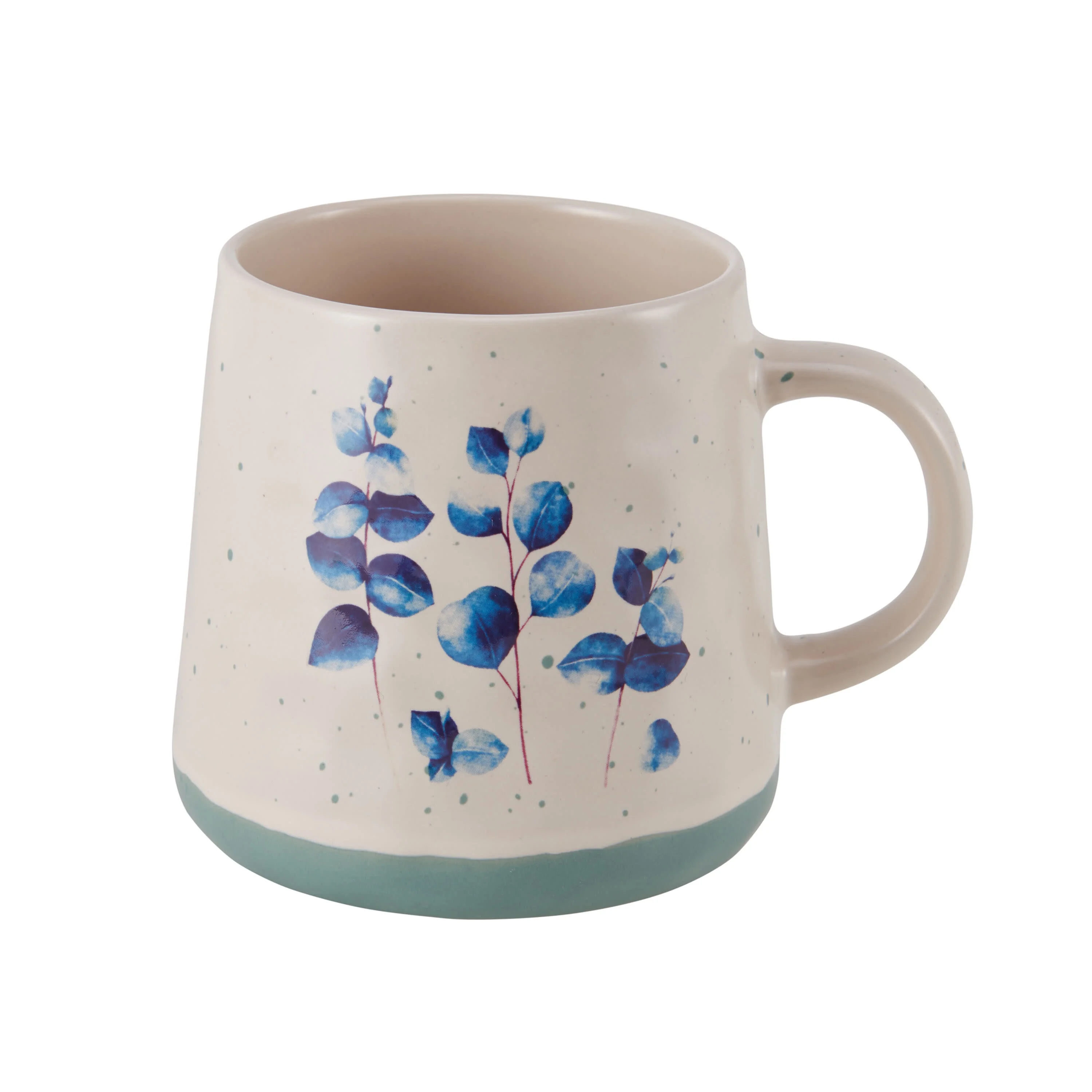 Pfaltzgraff® 18-Ounce Matte Floral Leaves Mug Stoneware Set of 6 in 3 Colorways
