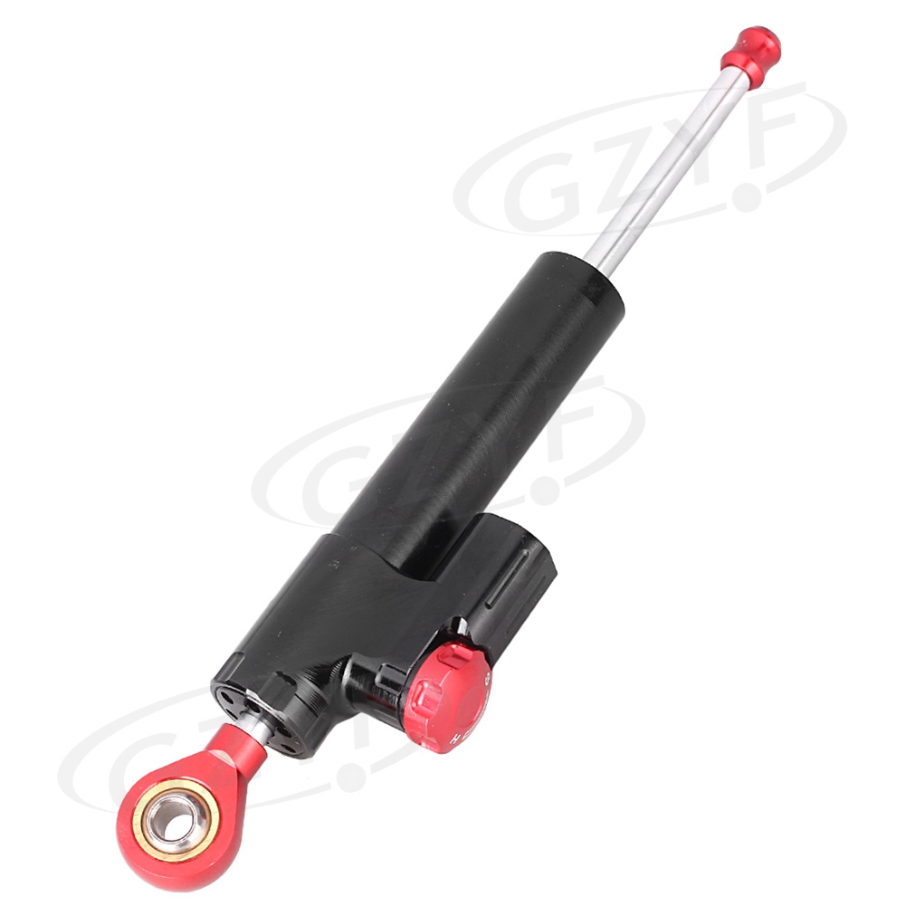 BFY Motor Steering Dampers Stabilizers Reversed Safety Control Stunt Clutch Levers for HONDA for Yamaha for Suzuki, Black&Red