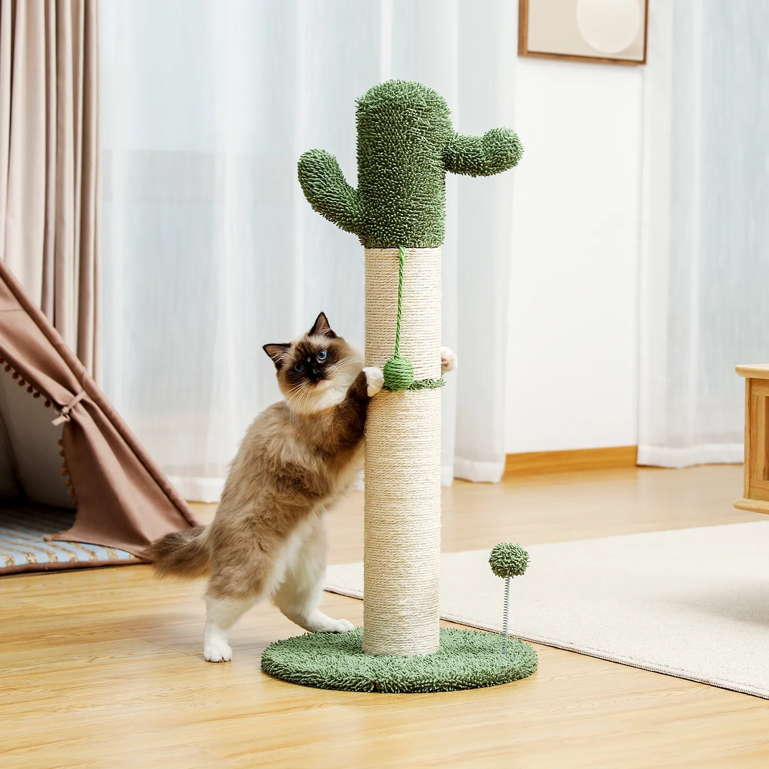 Cactus Sisal Cat Scratching Post