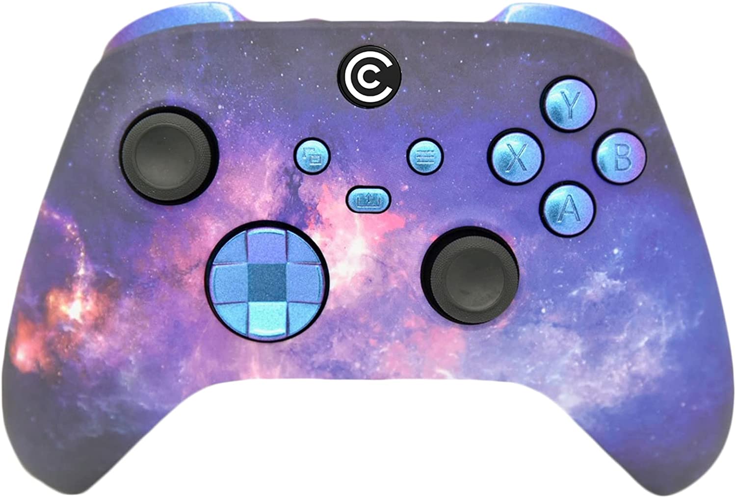 Designer Series Custom Wireless Controller for Xbox Series X/S & One - Multiple Designs Available (Galaxy & Chameleon Inserts)