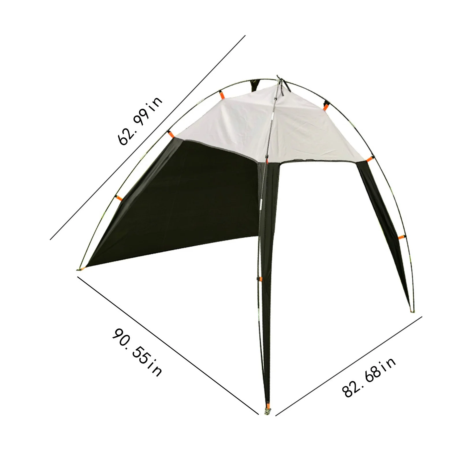 WQQZJJ Awnings For Patio Camping Tent, Beach Tent Sun Shade Shelter For 5-8 Person With Protection, Easy Set Up, For Beach Picnic Finishing Outdoor Outdoor Canopy