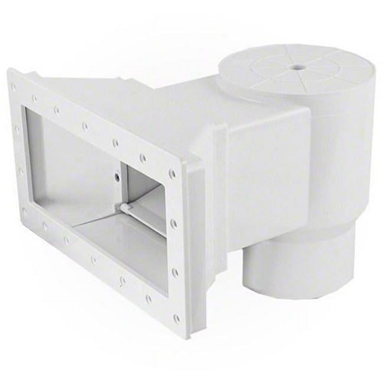 1.5 in. Flo-Pro II Long Throat with Return Wide-Mouth Above-Ground Skimmer, White