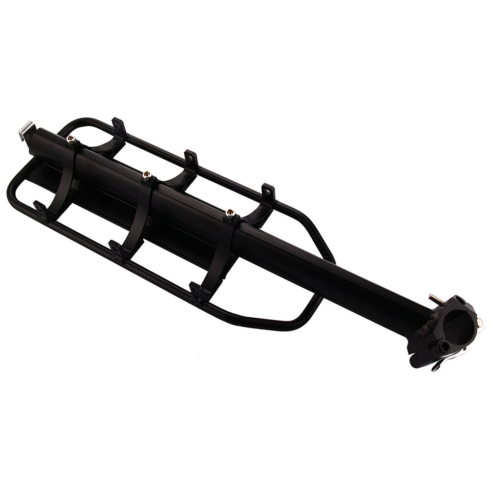 NUOLUX Universal Seatpost Rack Bike Carrier Rack Rear Frame-Mounted Heavy Duty Cycle Accessory