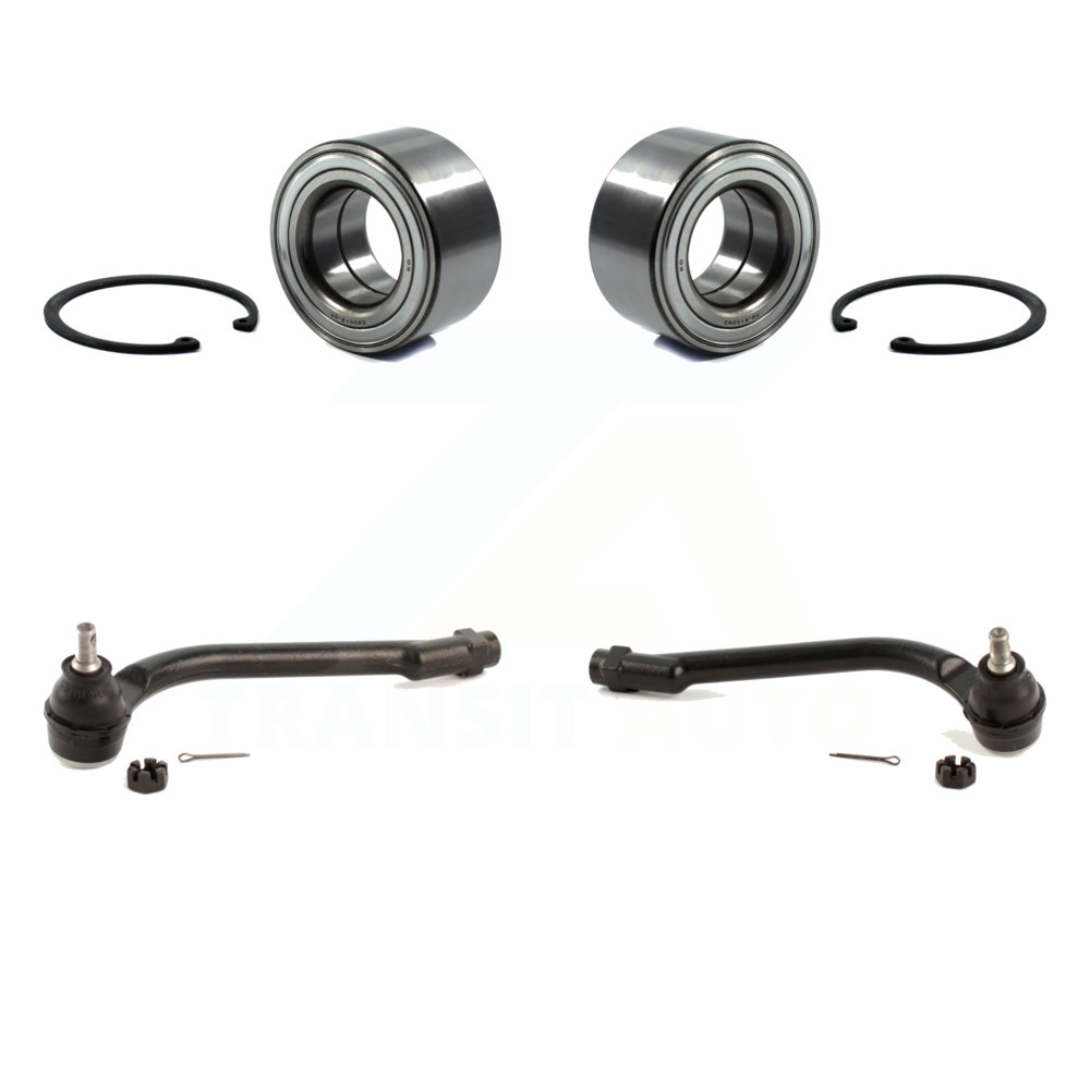 Transit Auto - Front Wheel Bearing And Tie Rod End Kit For Hyundai Elantra Kia Forte Koup Forte5 K7T-100131