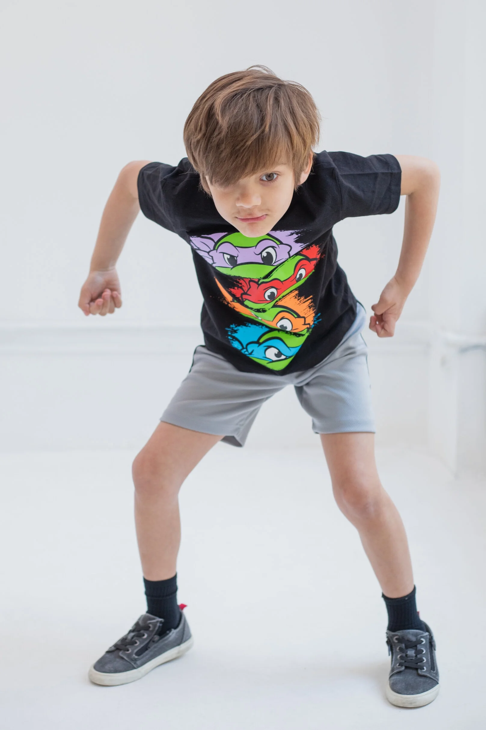 Teenage Mutant Ninja Turtles Big Boys 3 Pack Pullover T-Shirts Toddler to Big Kid