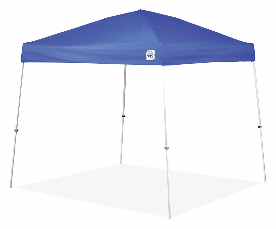 E-Z Up Vista Shelter,10x10 Ft.,Steel Frame,Roya  VS2910BL