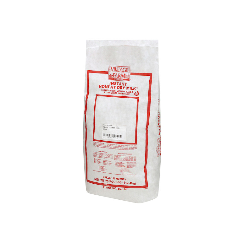 Village Farm by Sturm Instant Nonfat Dry Milk, 25 Pounds