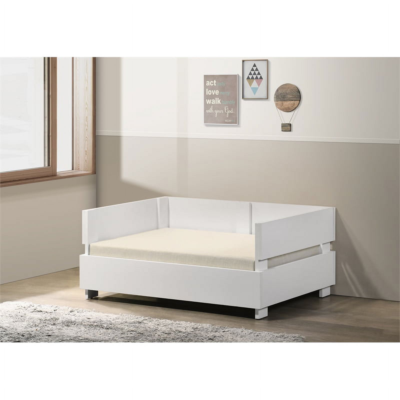 Progressive Furniture Marshmallow Pet Bed W/Cushion in White/Off White