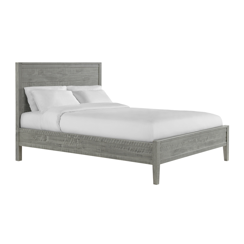Arden Panel Wood Queen Bed/Driftwood Gray