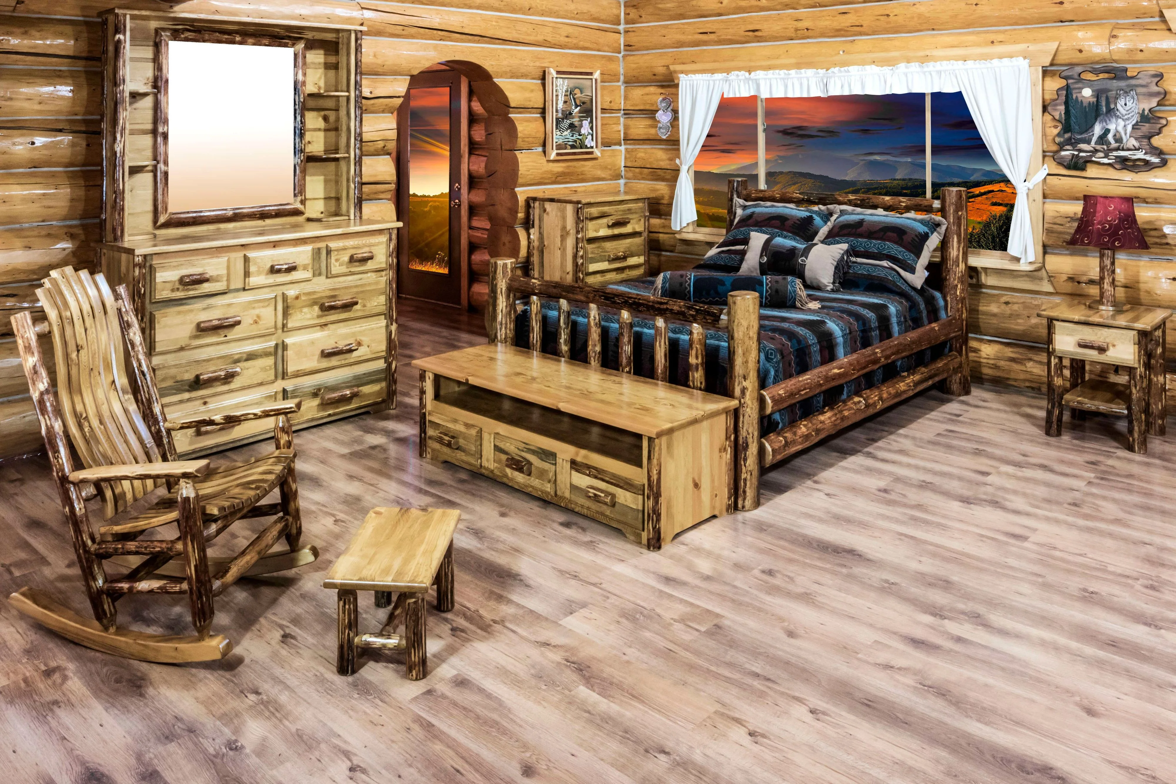 Glacier Country Collection 5 Drawer Chest of Drawers