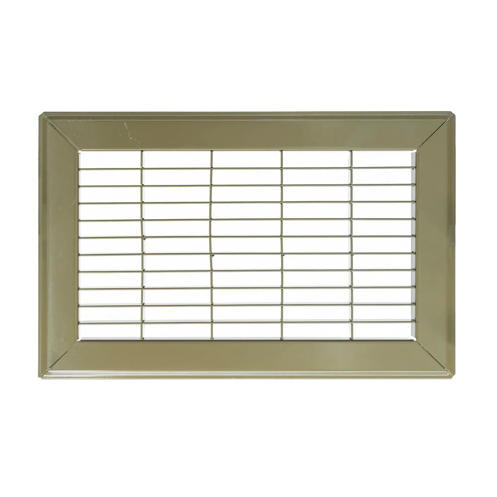 10 in. Wide x 6 in. High Rectangular Floor Return Air Grille of Steel for Duct Opening 10 in. W x 6 in. H- Free 2-3 Business Day Delivery