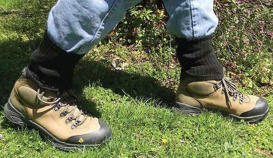 Insect Guard XL - Permethrin Treated InsectGuard Tick Gaiters / Sleeves and Mosquitoes Flies Chiggers & More Insect Repellent EXTRA WIDE 7-Inch-Long Pair (Black XL)