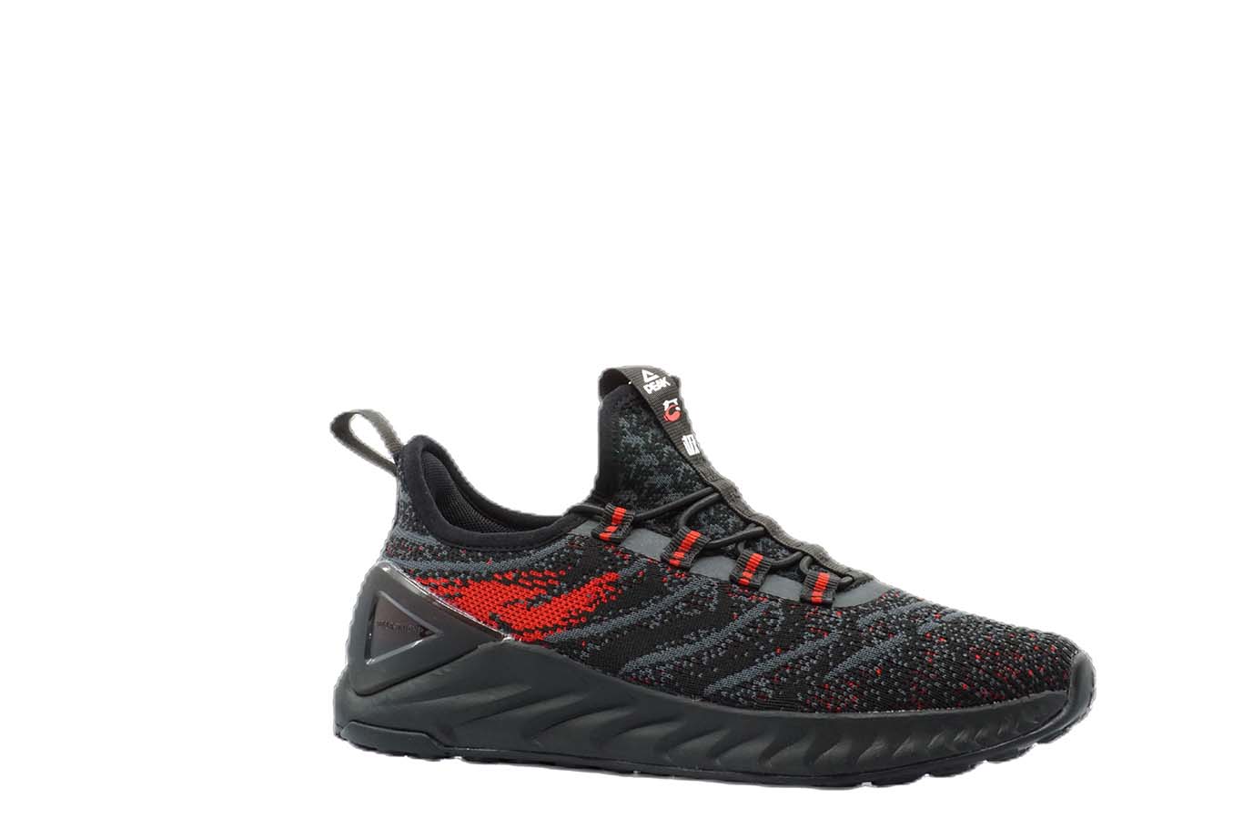 [EK9450] Kids Youth Peak Taichi 1.0 Plus Black Melange Running Shoes - 5.5 - (Youth)