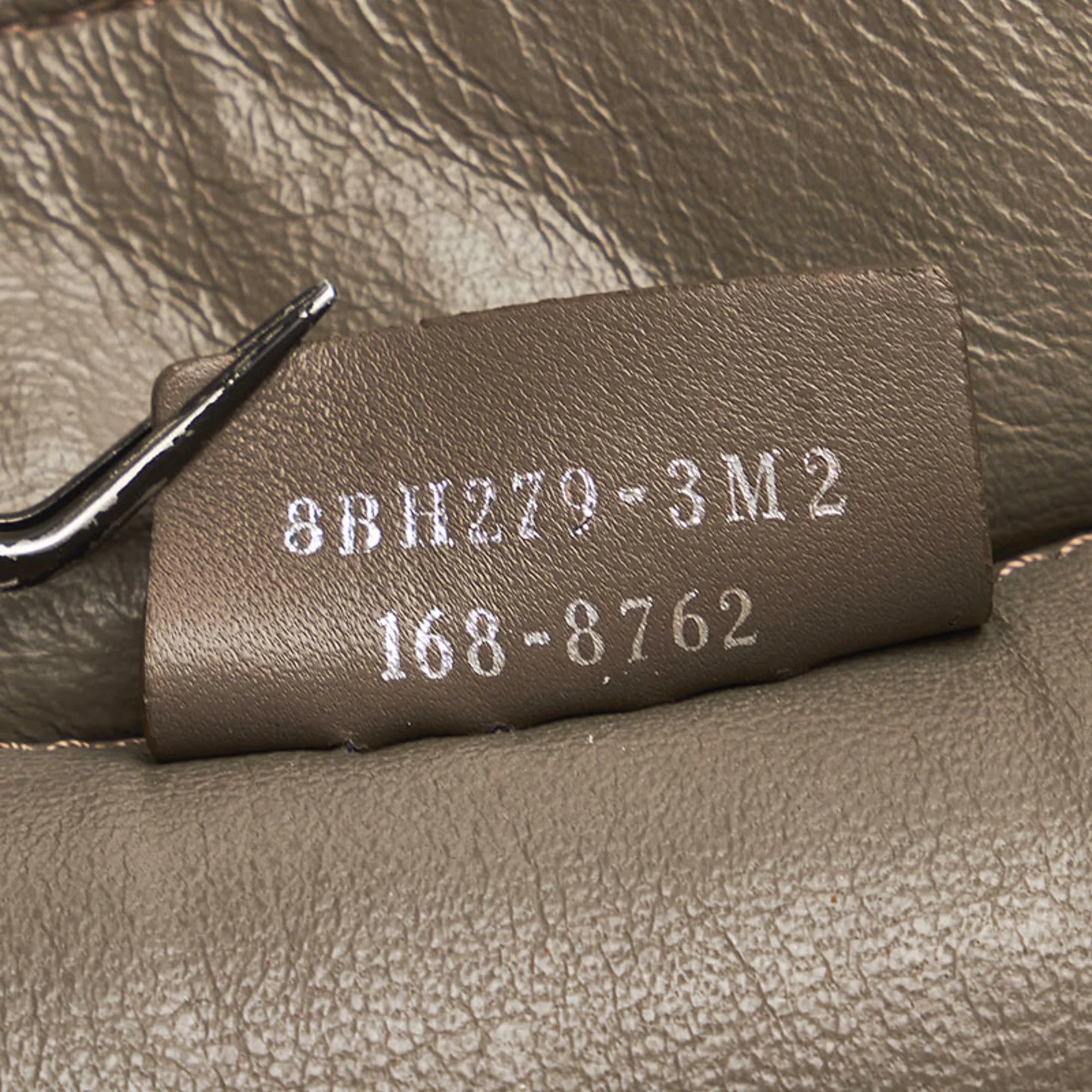 Pre-Owned Fendi Troisour handbag shoulder bag 8BH279 blue leather ladies FENDI (Fair)