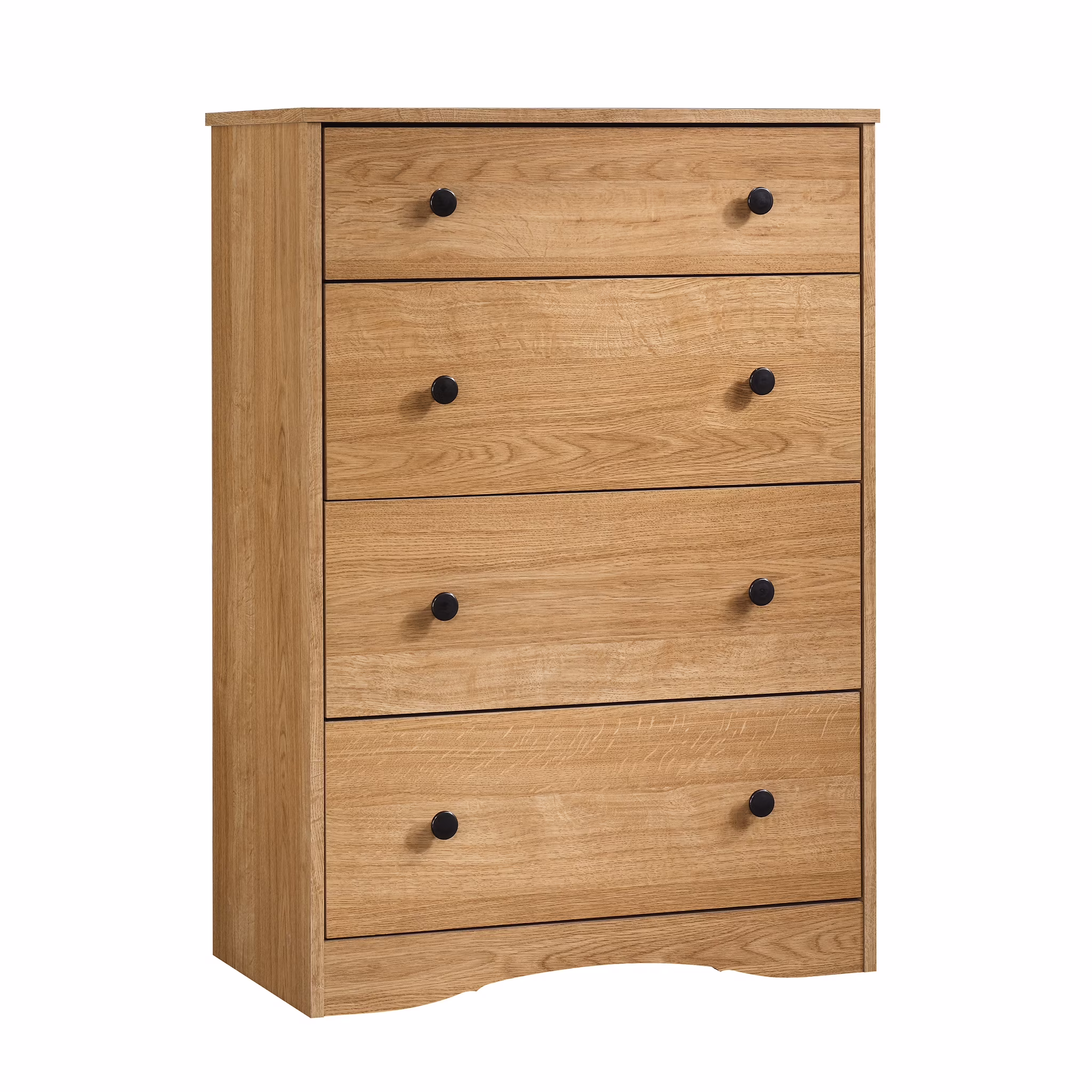 Sauder Beginnings 4-Drawer Dresser, Highland Oak Finish