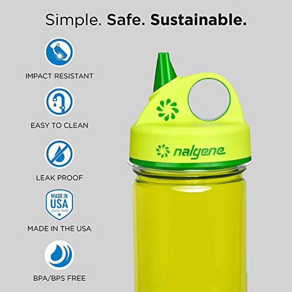 NALGENE Tritan Grip-N-Gulp BPA-Free Water Bottle (Pink, 12 Ounces)