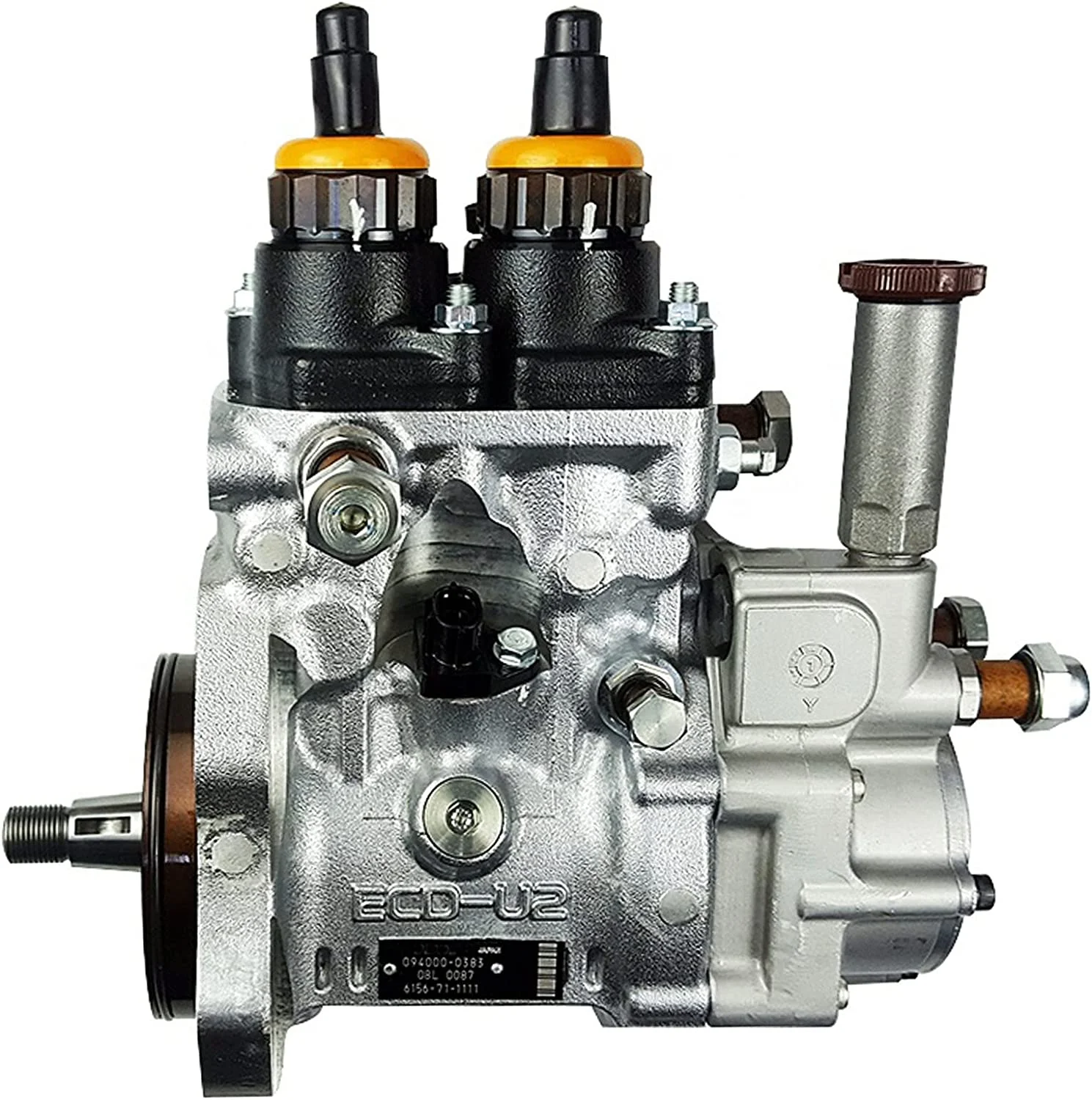 Seapple Fuel Injection Pump 094000-0383 6156-71-1111 Compatible with Komatsu 6D125 Engine PC400-7 PC450-7 Excavator
