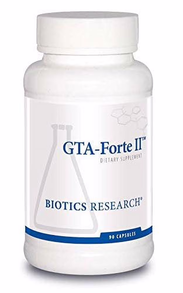 Biotics Research GTA-Forte II  Endocrine Glands Support, Promotes Optimal Hormonal Balance. Contains Porcine Glandular, Phytochemically Bound Trace Elements Zinc, Selenium, Copper, Rubidium 90 Caps