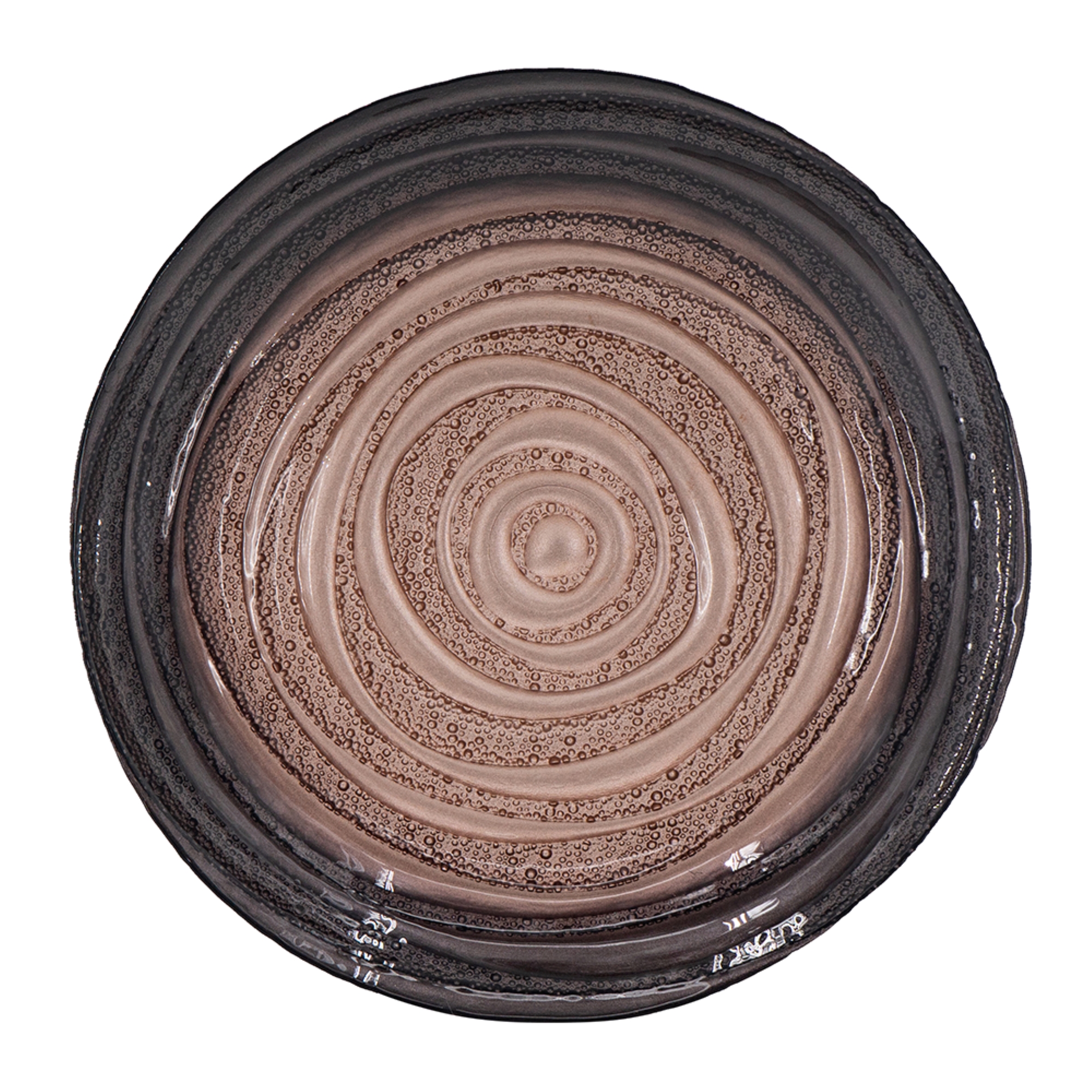 CC Home Furnishings Swirl Glass Charger - 15.75