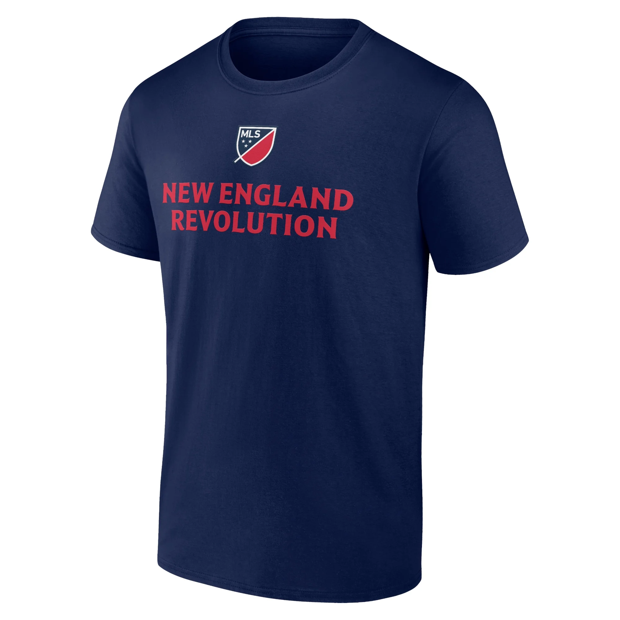 Men's Fanatics Branded Navy New England Revolution Shielded Logo T-Shirt