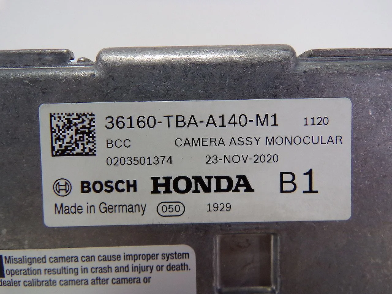 Pre-Owned 19-21 Honda Civic Windshield Mounted Pre-Crash System Camera OEM LKQ (Good)