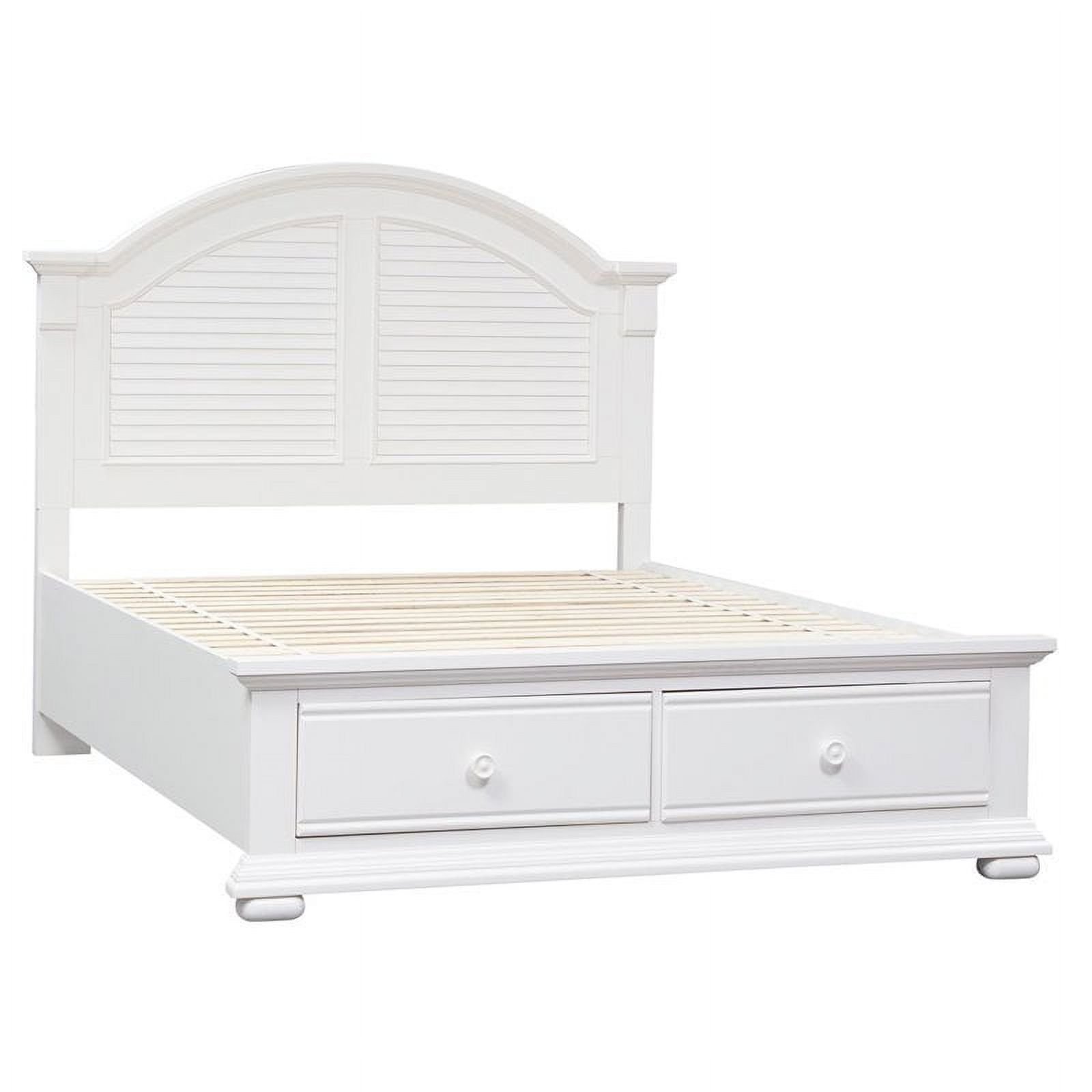 Summer House I White Queen Panel Headboard