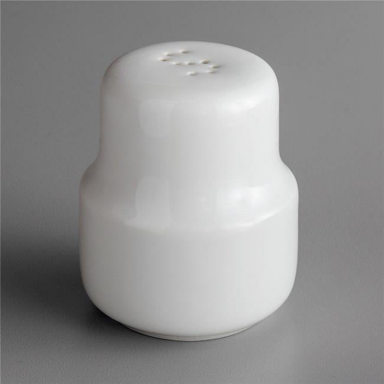 Oneida R4220000910 2 in. Royale Bright White Porcelain Salt Shaker