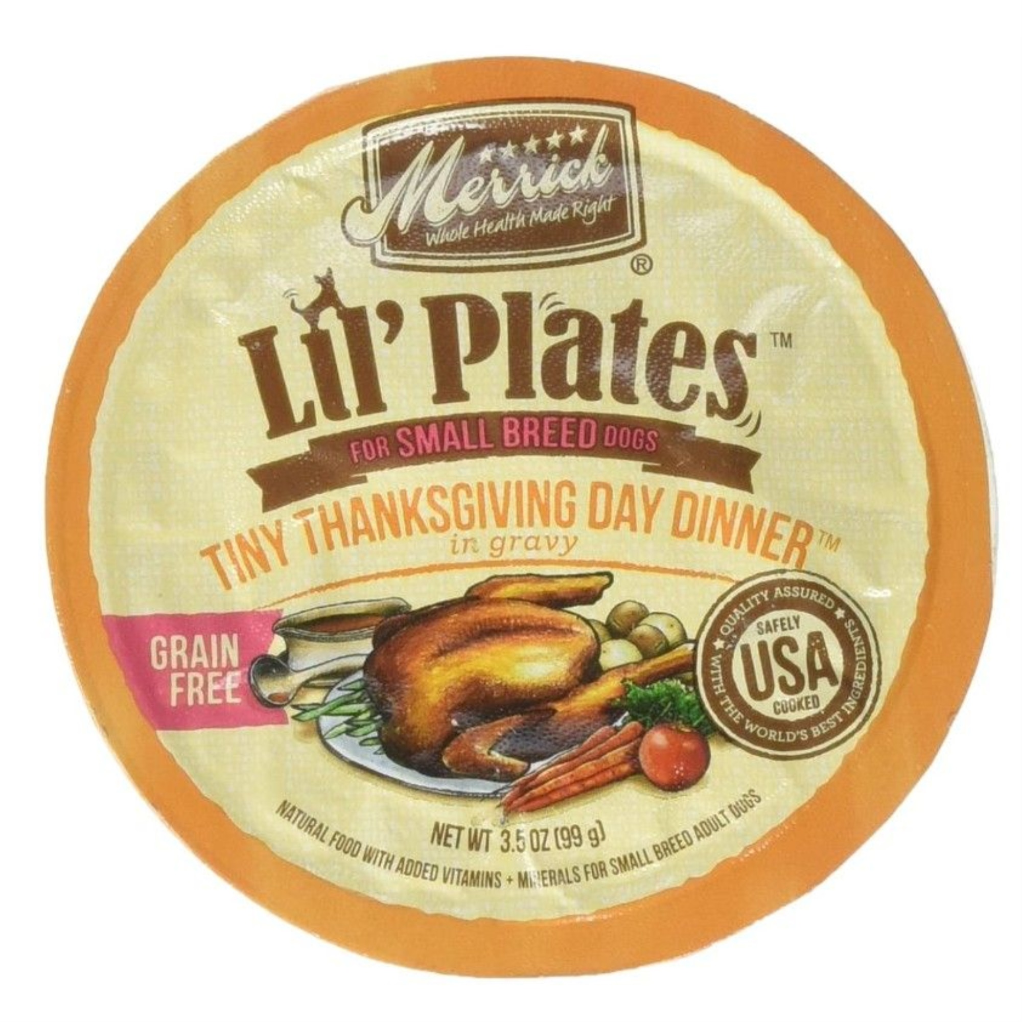 Merrick Lil' Plates Grain Free Tiny Thanksgiving Day Diner