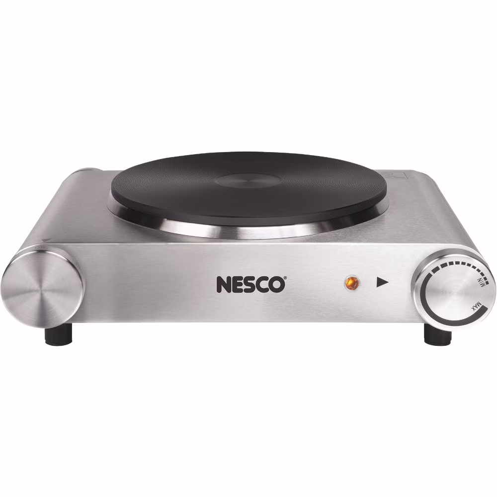 1 PK, Nesco Single Hot Plate with Die Cast Burner