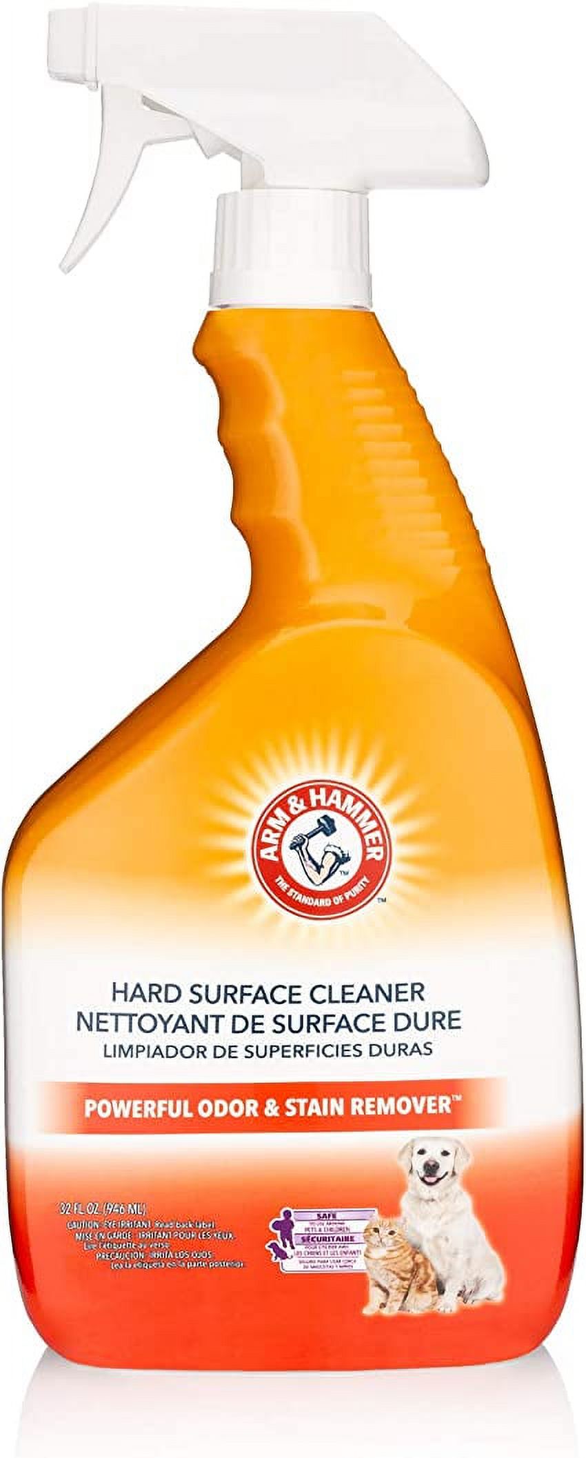 Arm & Hammer PET Fresh Stain Remover for Hard Surfaces, Removes Odor and Stains, neutralizes pet odors, 32oz Bottle 2 Pound (Pack of 1)