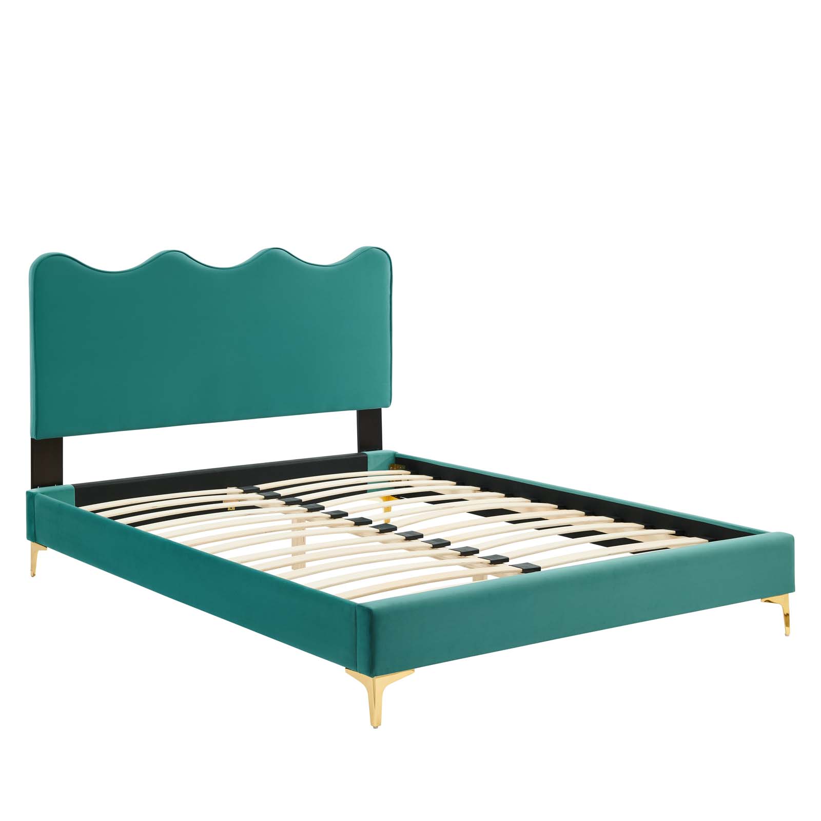 Current Performance Velvet King Platform Bed-MOD-6736