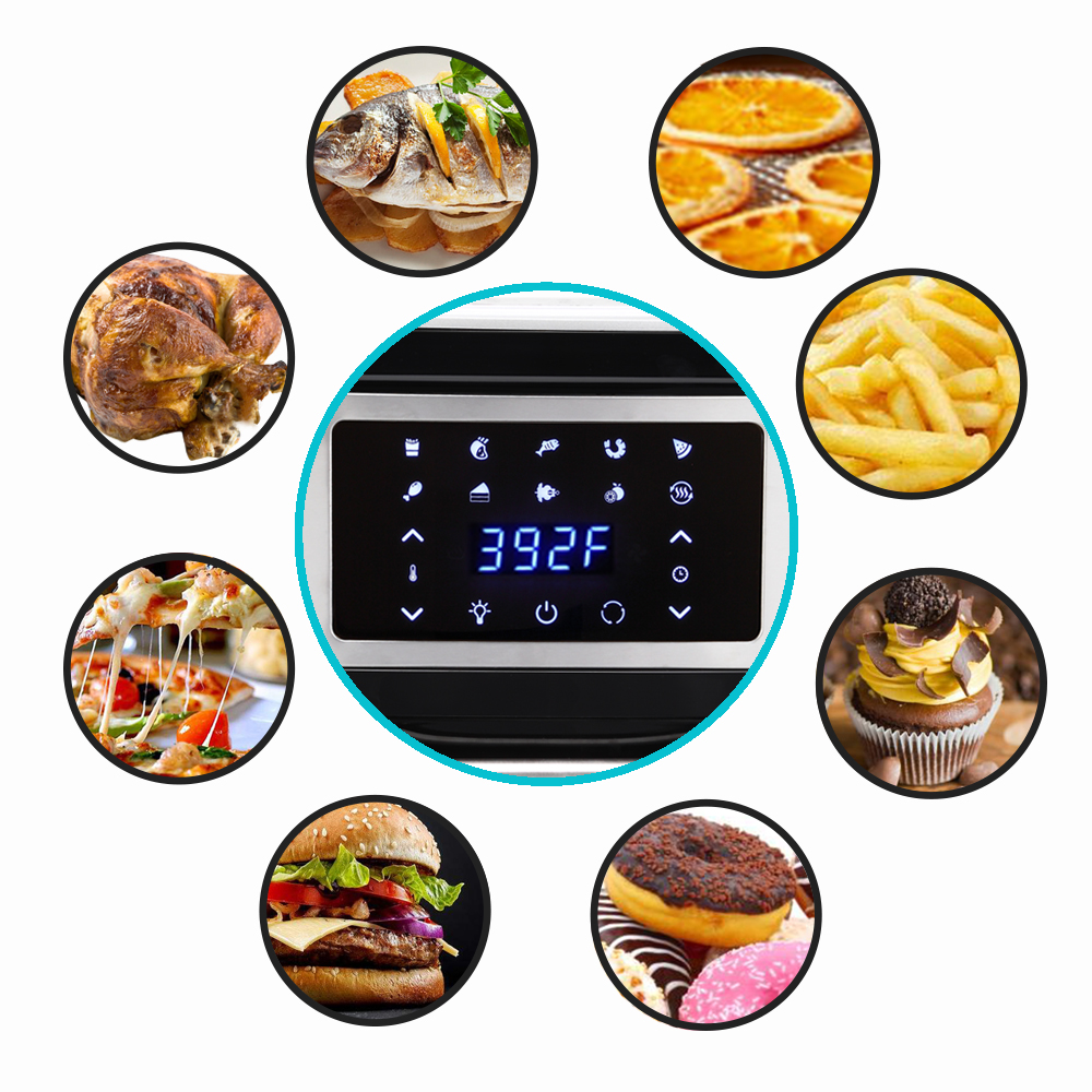 ZOKOP KAFO-1800E-D2 US 120V 16.91Quarts / 16L Air Fryer 1800W Black