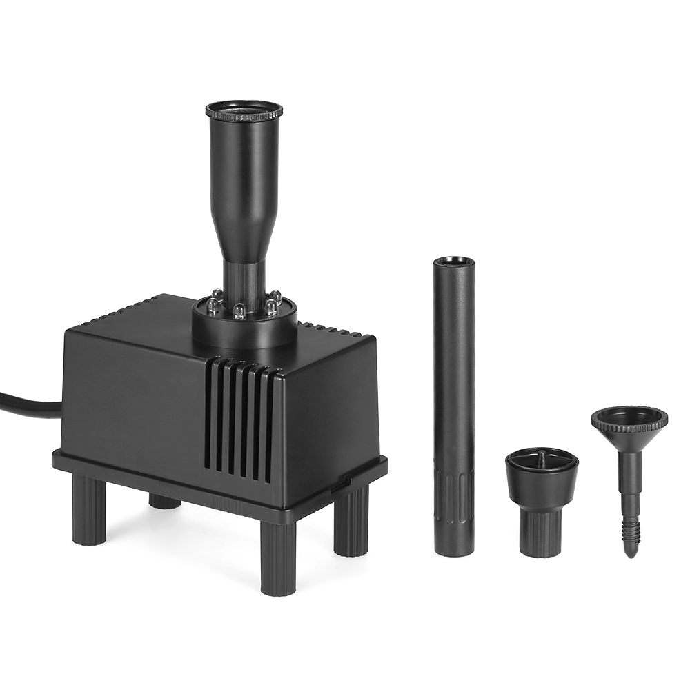 Tomshoo Illuminate Aquarium with a 10W Submersible Water Pump with LED Light