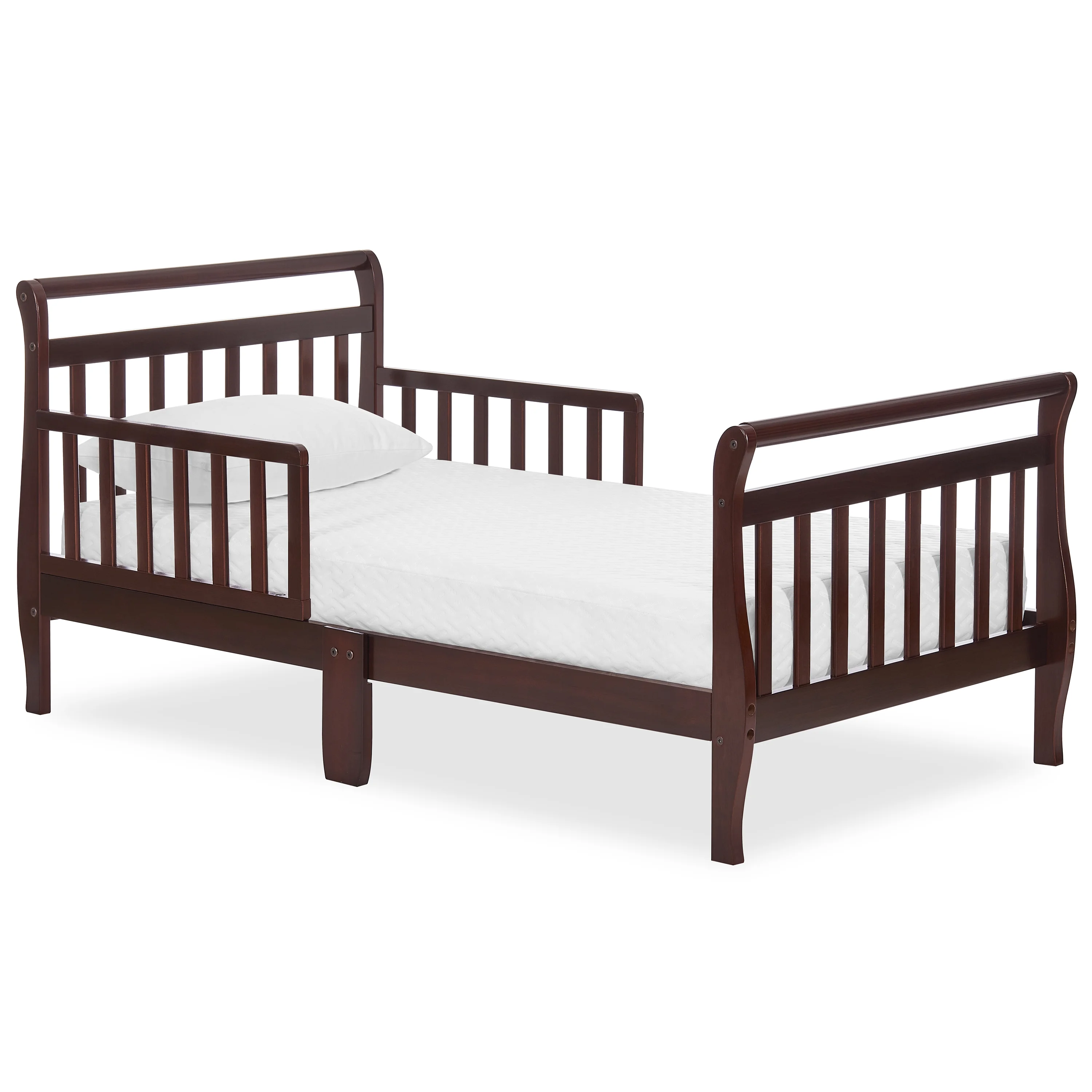 Dream On Me, Sleigh Toddler Bed, Cherry, Model #642-C