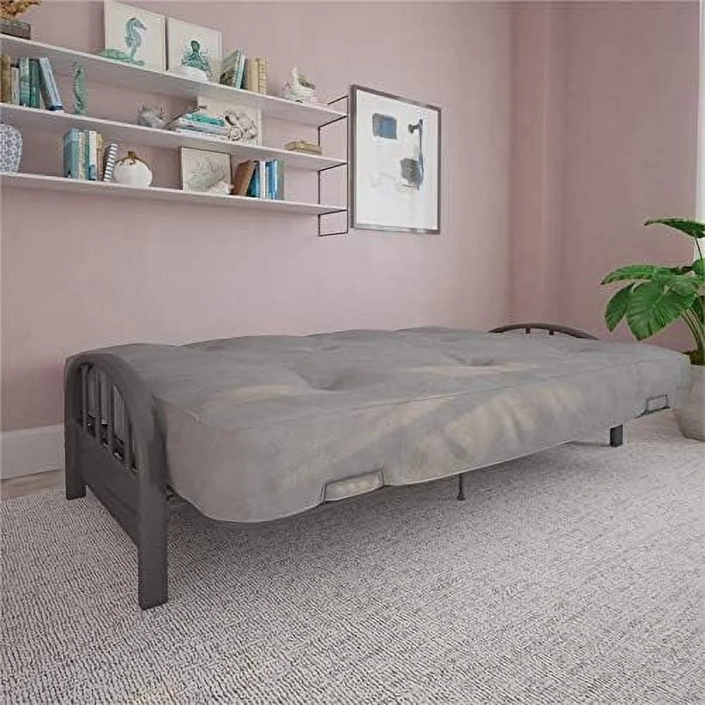 Futon Frame In Gunmetal Grey
